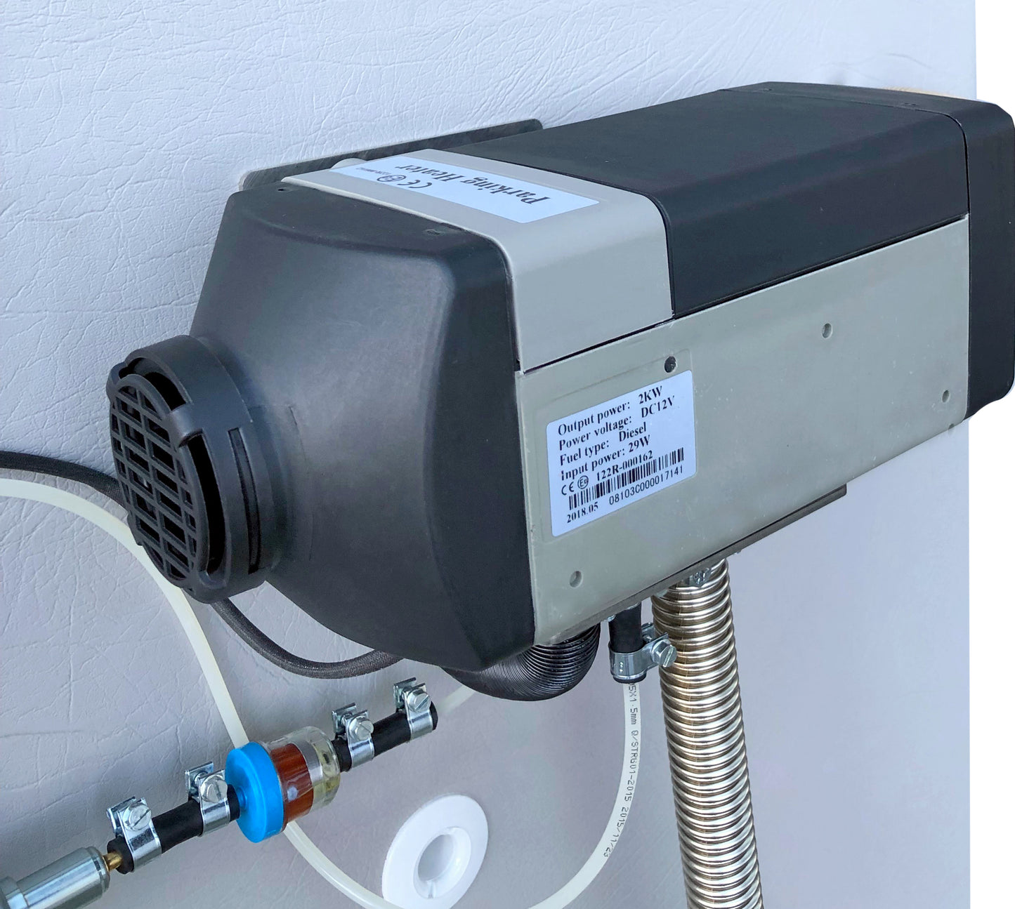 Dieselvarmer JP 2 kW 12V m/digital kontroll